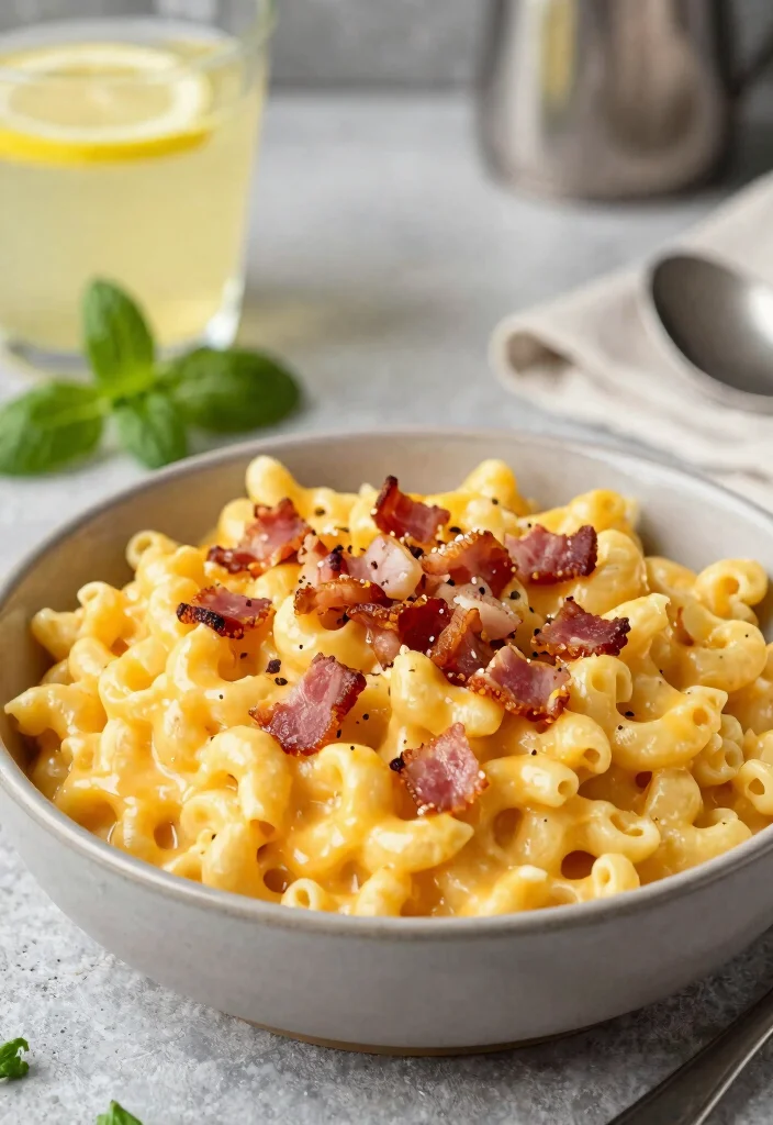 17 Gluten Free Mac and Cheese Recipes for Kids - 5. Cheesy Bacon Mac and Cheese 1