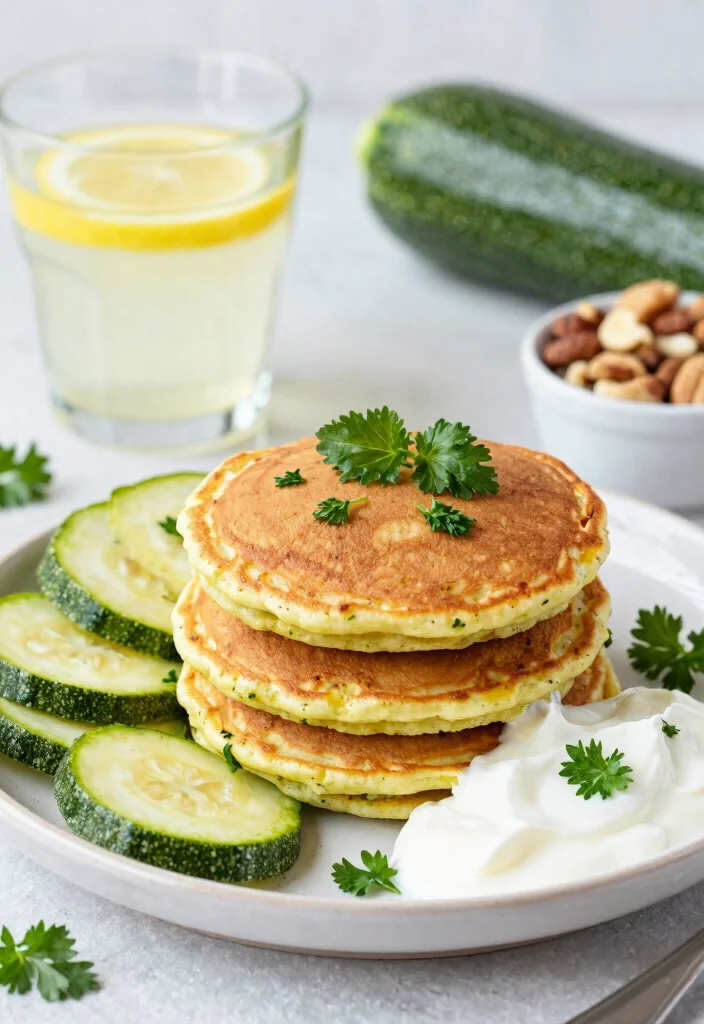 17 High Protein Pancake Recipes for Muscle Building Breakfasts - 13. Zucchini Protein Pancakes 1