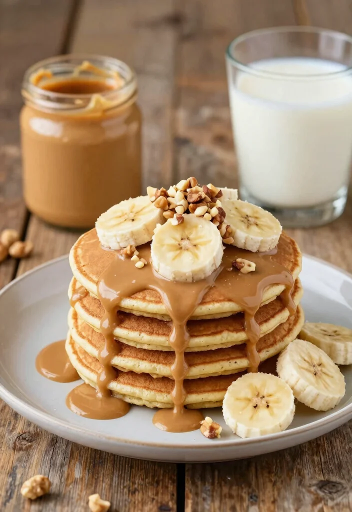 17 High Protein Pancake Recipes for Muscle Building Breakfasts - 5. Peanut Butter Protein Pancakes 1