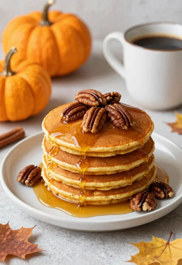 17 High Protein Pancake Recipes for Muscle Building Breakfasts - 9. Pumpkin Spice Protein Pancakes 1