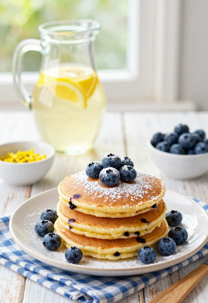 17 Homemade Pancake Mix Recipes for Quick and Perfect Pancakes - 2. Blueberry Lemon Pancake Mix 1