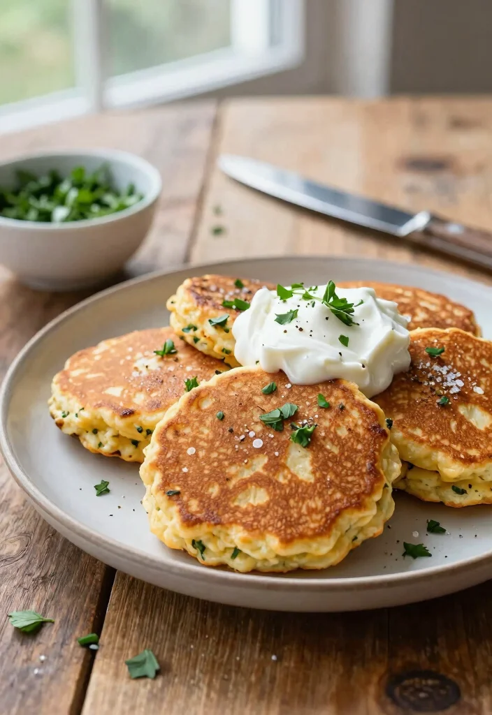 17 Keto Pancake Recipes for Low Carb, High Flavor Breakfasts - 8. Savory Cheese and Herb Pancakes 1