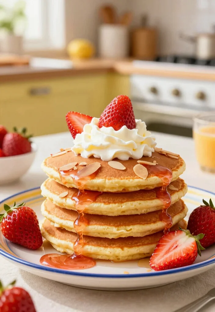 17 Keto Pancake Recipes for Low Carb, High Flavor Breakfasts - 9. Strawberry Shortcake Pancakes 1