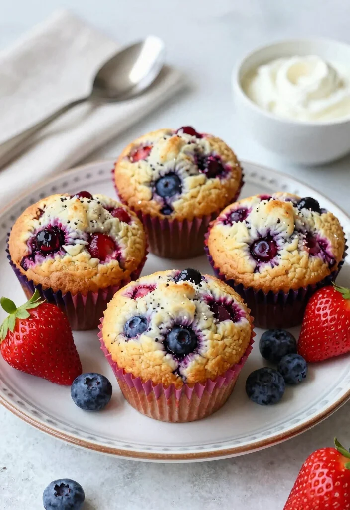 17 Kodiak Pancake Muffin Recipes for Protein Packed Treats - 14. Protein-Packed Berry Kodiak Muffins 1