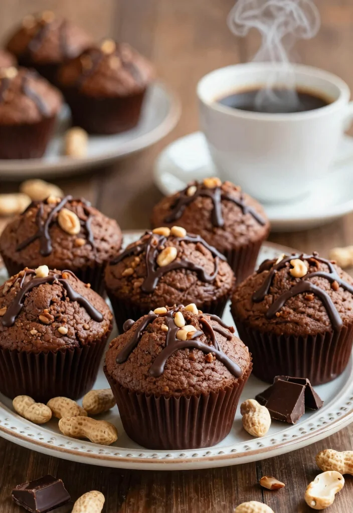 17 Kodiak Pancake Muffin Recipes for Protein Packed Treats - 15. Chocolate Peanut Butter Kodiak Muffins 1