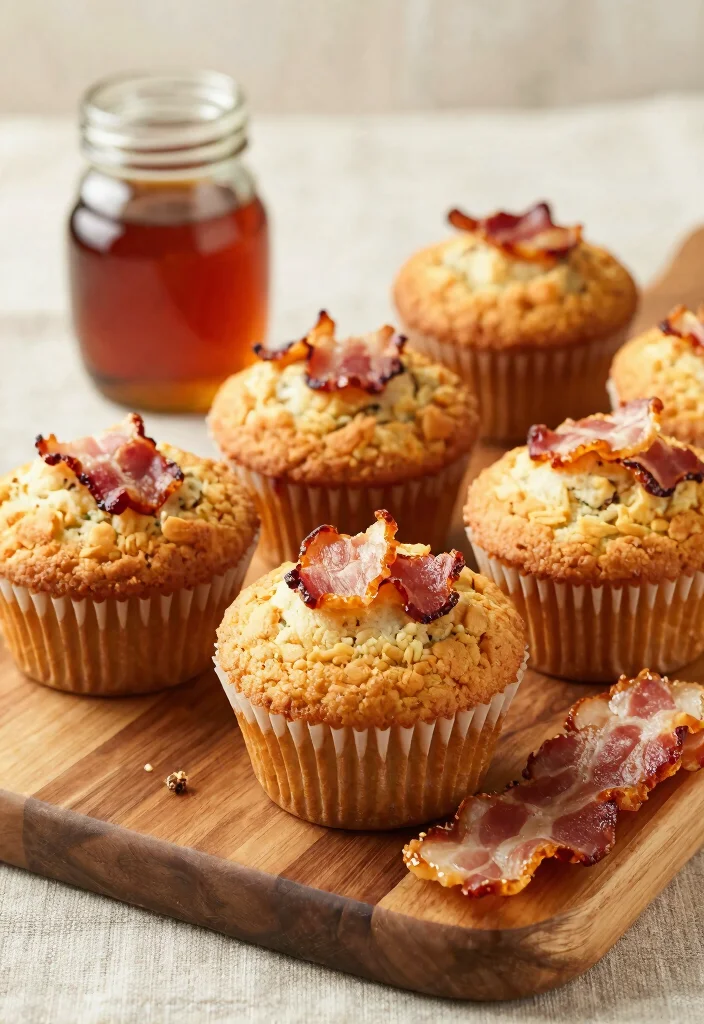 17 Kodiak Pancake Muffin Recipes for Protein Packed Treats - 16. Maple Bacon Kodiak Muffins 1