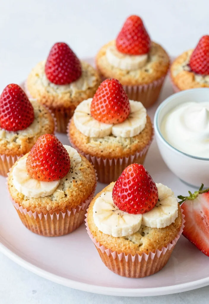 17 Muffins Made From Pancake Mix for Quick and Easy Baking - 11. Strawberry Banana Pancake Mix Muffins 1