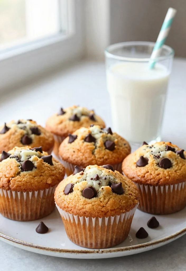 17 Muffins Made From Pancake Mix for Quick and Easy Baking - 2. Chocolate Chip Pancake Mix Muffins 1