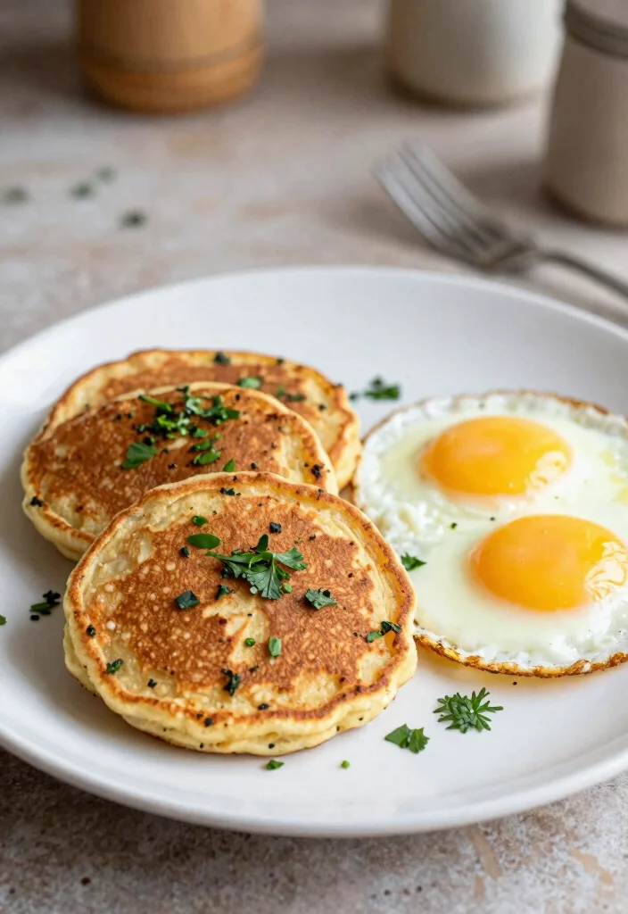 17 Pancake Recipes for One That Are Quick and No Waste - 11. Savory Herb Pancakes 1