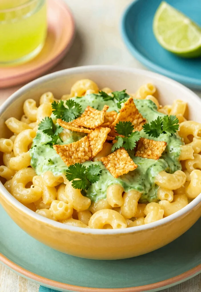 17 White Cheese Mac and Cheese Twists to Elevate Your Comfort Food Game - 12. Mac and Cheese with Cilantro Lime Sauce 1