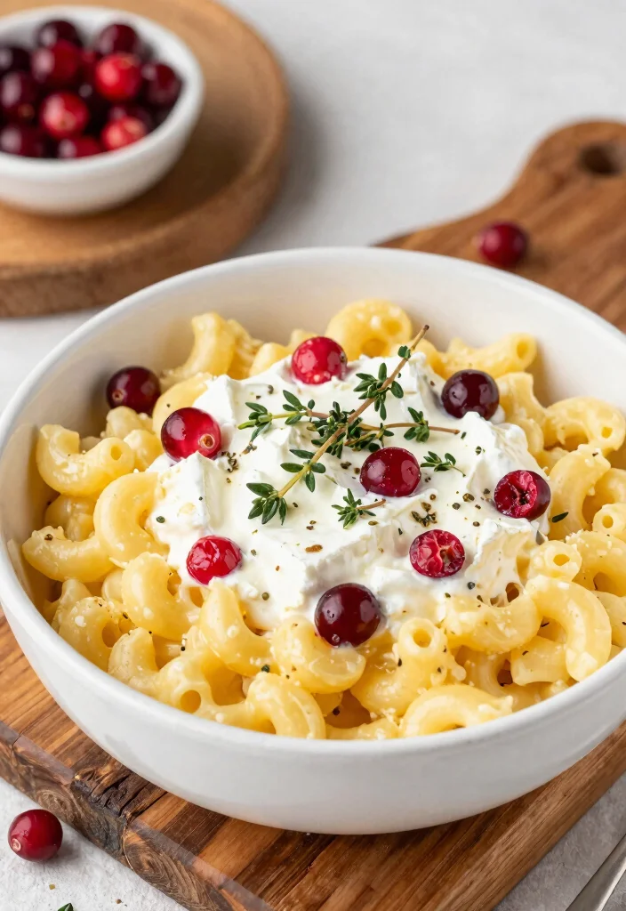 17 White Cheese Mac and Cheese Twists to Elevate Your Comfort Food Game - 15. Mac and Cheese with Brie and Cranberries 1