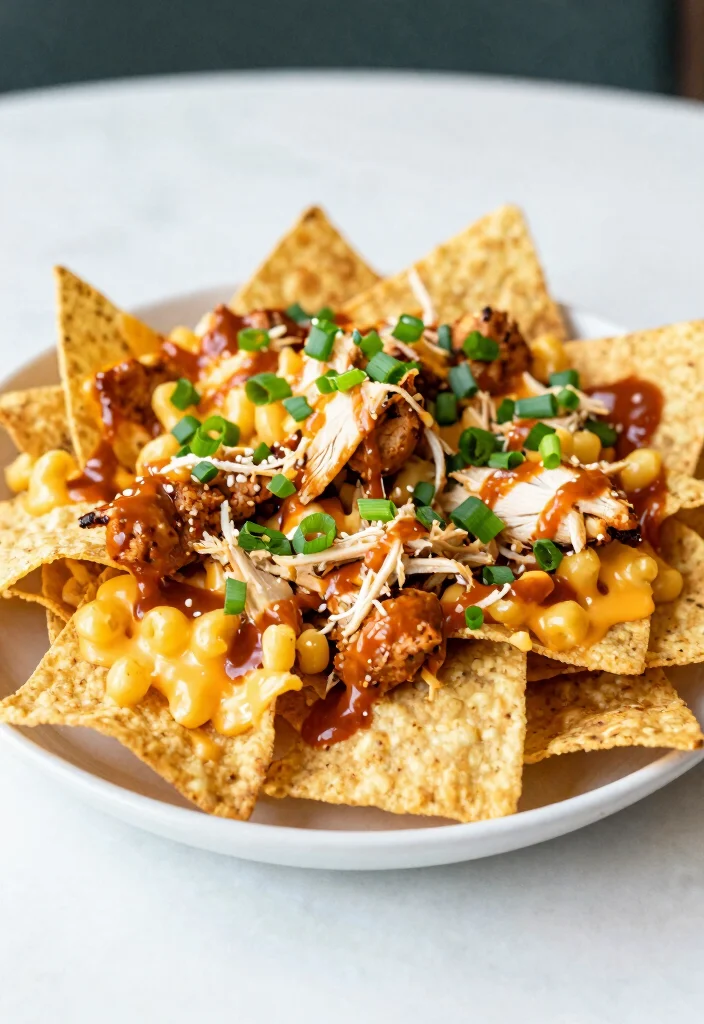 18 Buffalo Chicken Dip Mac and Cheese Ideas for Game Day - 13. Buffalo Chicken Mac and Cheese Nachos 1