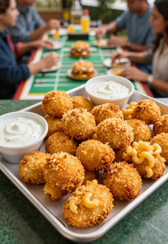 18 Buffalo Chicken Dip Mac and Cheese Ideas for Game Day - 2. Buffalo Chicken Mac and Cheese Bites 1