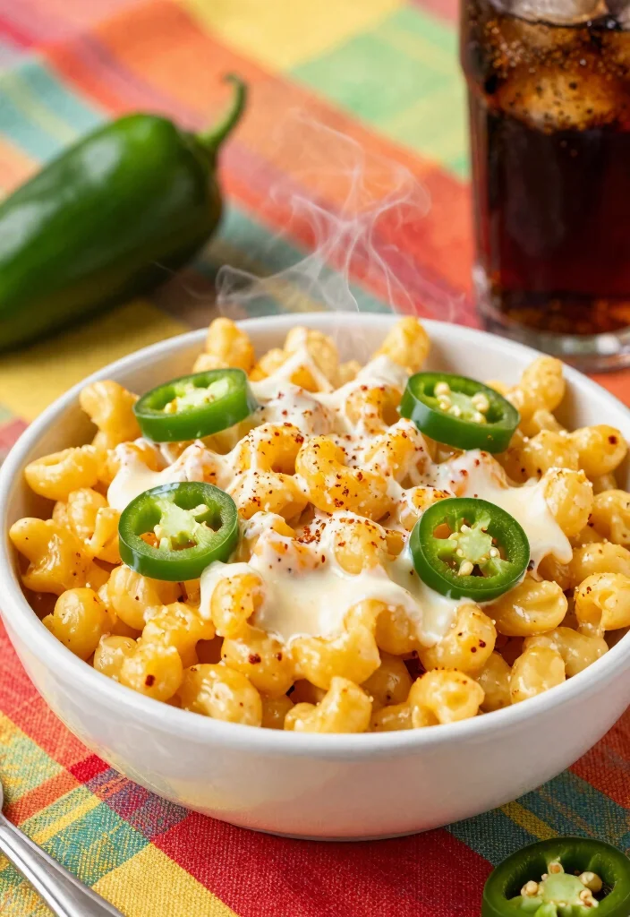 18 Buffalo Chicken Dip Mac and Cheese Ideas for Game Day - 7. Spicy Buffalo Mac and Cheese with Jalapeños 1