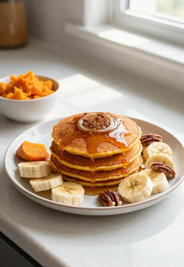 18 Dairy Free Pancake Recipes That Are Light, Fluffy, and Delicious - 3. Sweet Potato Pancakes 1