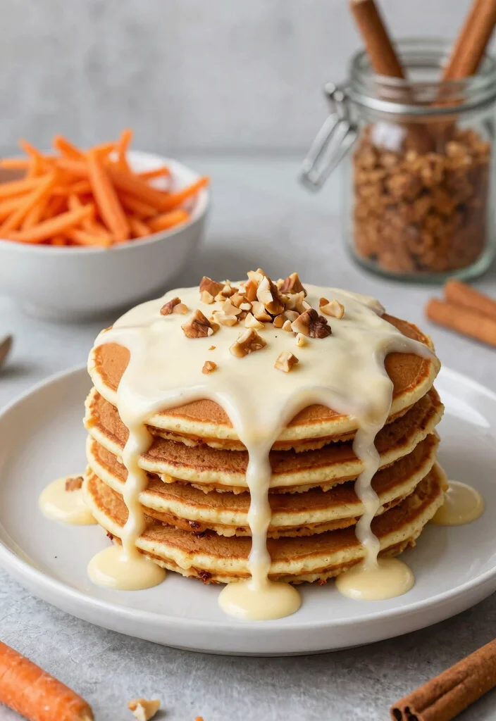 18 Easy Pancake Mix Recipes You Can Make at Home Anytime - 10. Carrot Cake Pancakes 1