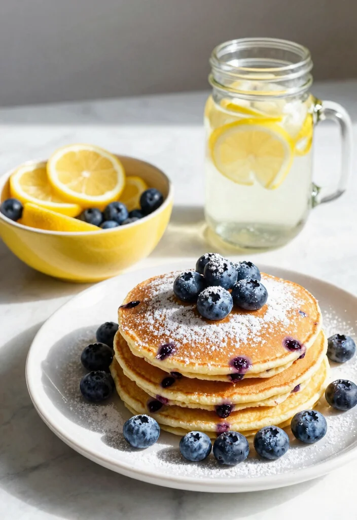 18 Easy Pancake Mix Recipes You Can Make at Home Anytime - 3. Blueberry Lemon Pancakes 1