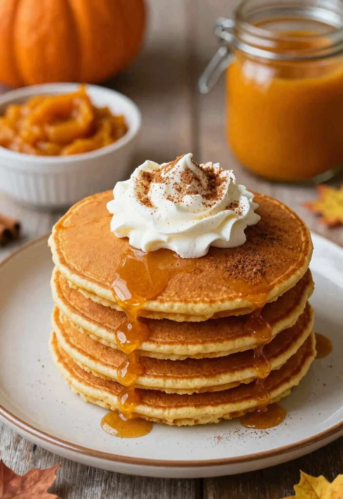 18 Easy Pancake Mix Recipes You Can Make at Home Anytime - 8. Pumpkin Spice Pancakes 1