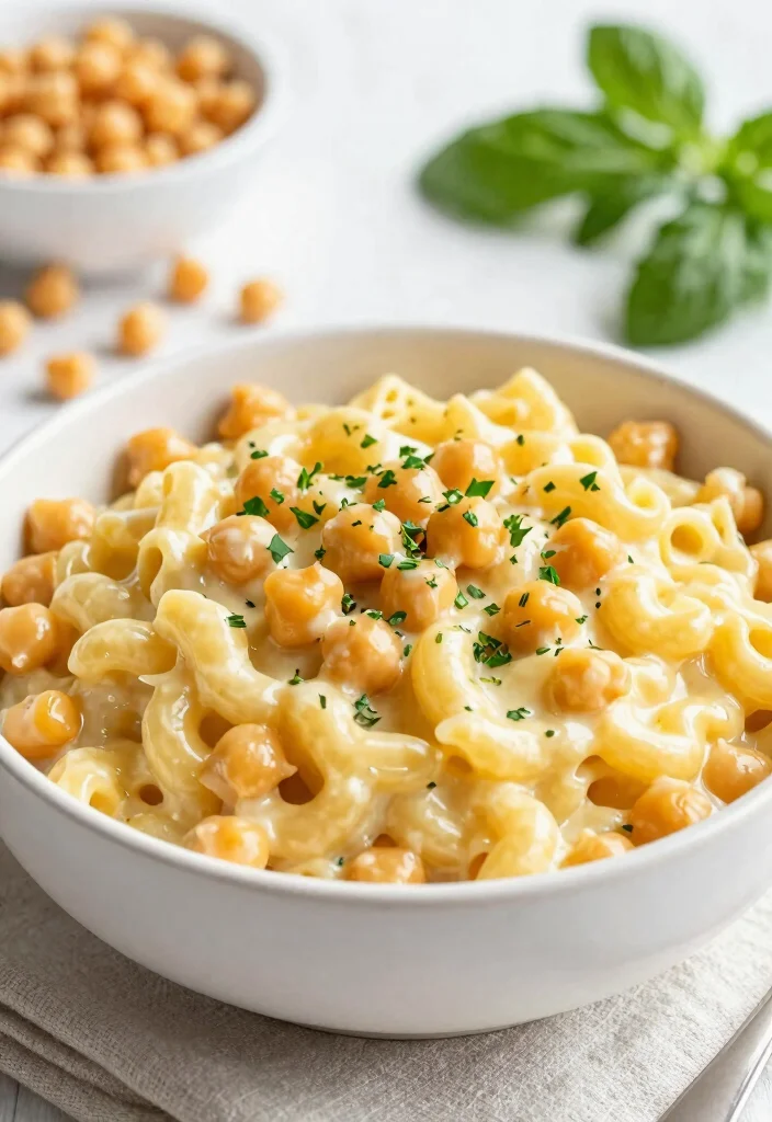 18 Healthy Mac and Cheese Recipes Under 400 Calories - 15. Chickpea Mac and Cheese 1
