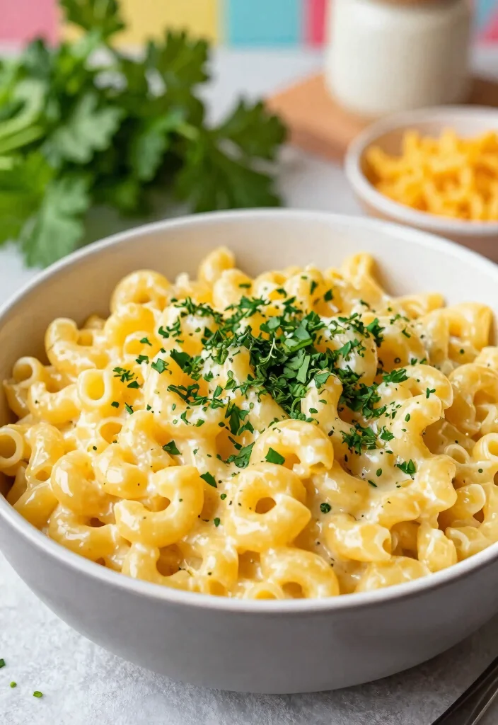 18 Healthy Mac and Cheese Recipes Under 400 Calories - 17. Herb and Cheese Mac and Cheese 1