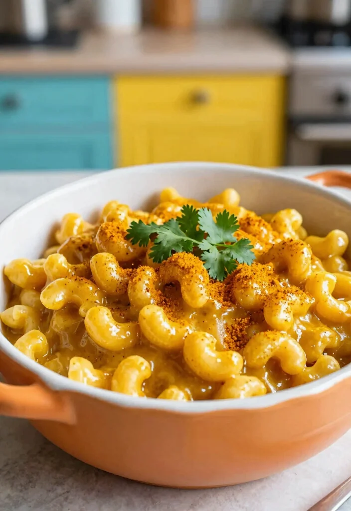 18 Healthy Mac and Cheese Recipes Under 400 Calories - 18. Curry Mac and Cheese 1