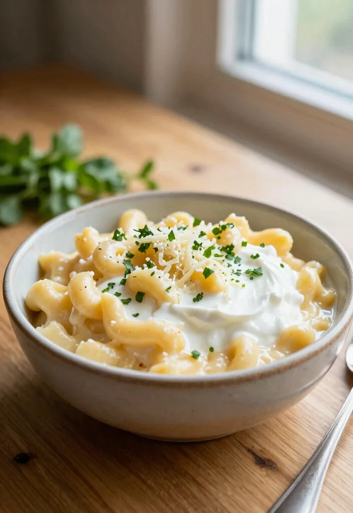 18 Healthy Mac and Cheese Recipes Under 400 Calories - 5. Greek Yogurt Mac and Cheese 1