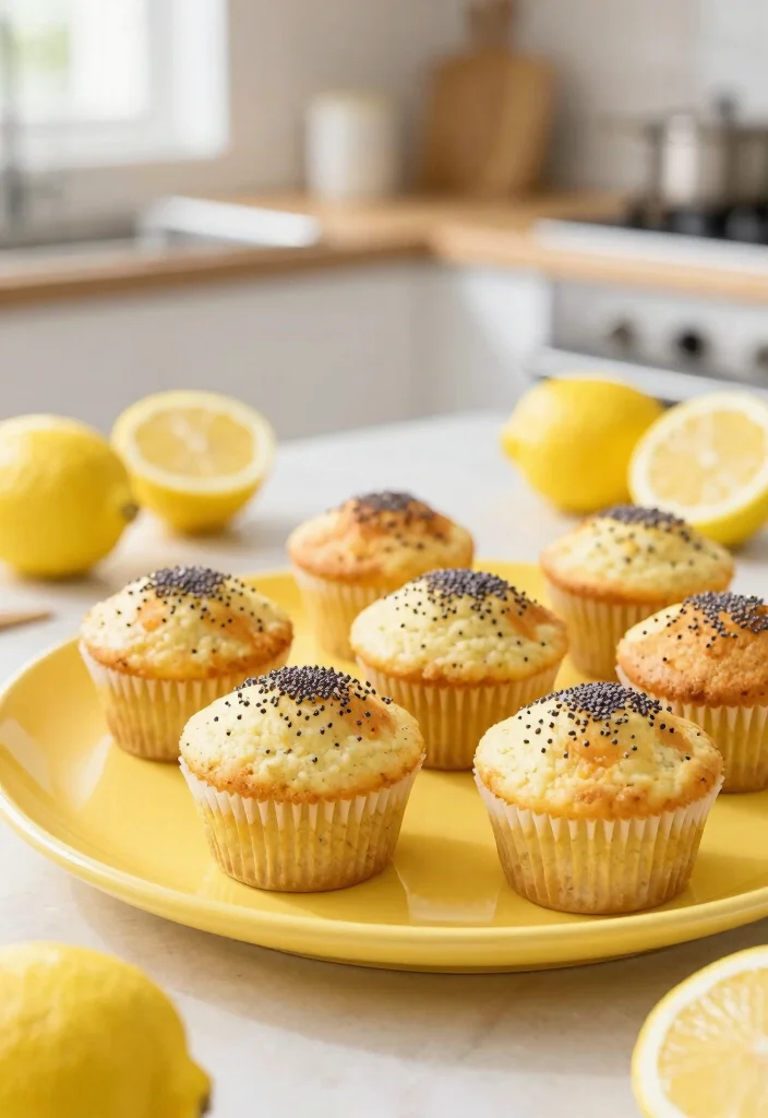 18 High Protein Pancake Muffins for Healthy Grab and Go Snacks - 11. Lemon Poppy Seed Protein Pancake Muffins 1