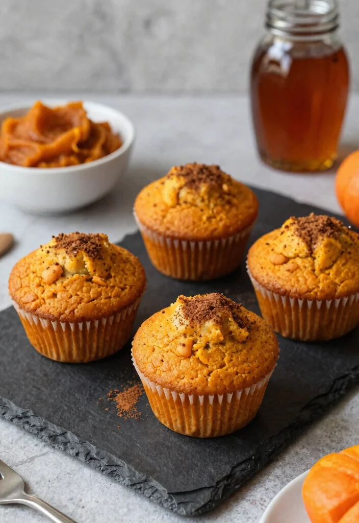18 High Protein Pancake Muffins for Healthy Grab and Go Snacks - 5. Pumpkin Spice Protein Pancake Muffins 1