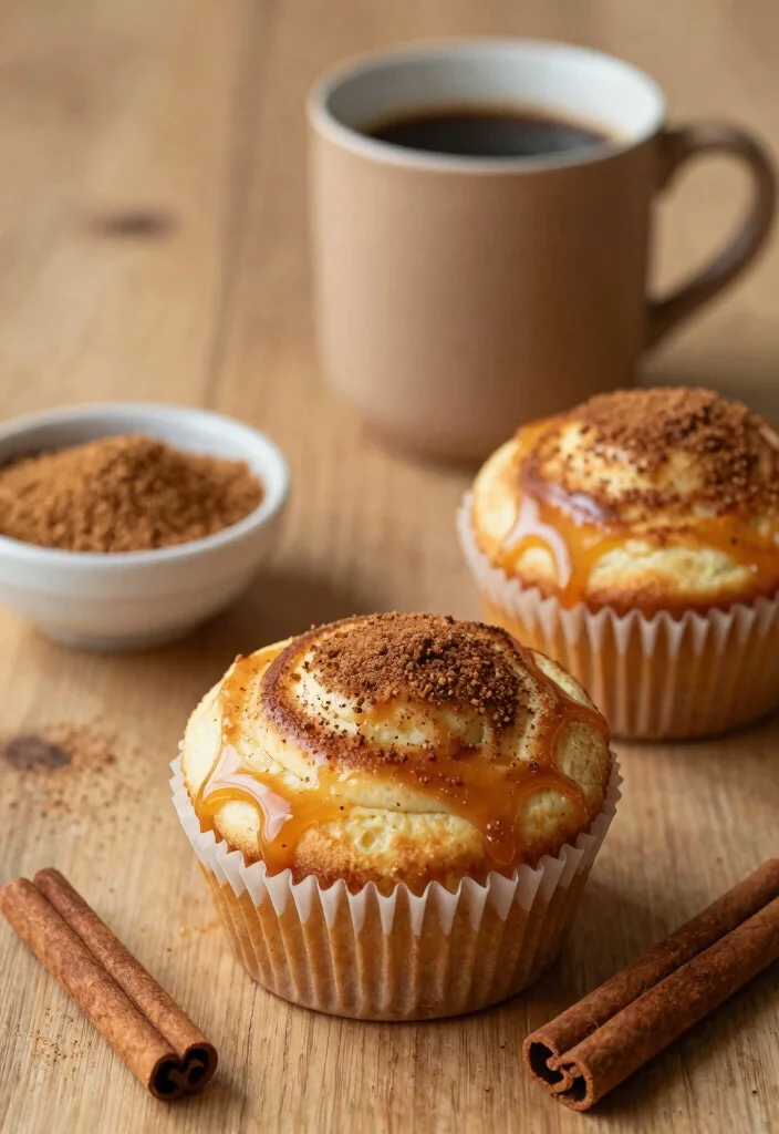 18 High Protein Pancake Muffins for Healthy Grab and Go Snacks - 7. Cinnamon Roll Protein Pancake Muffins 1