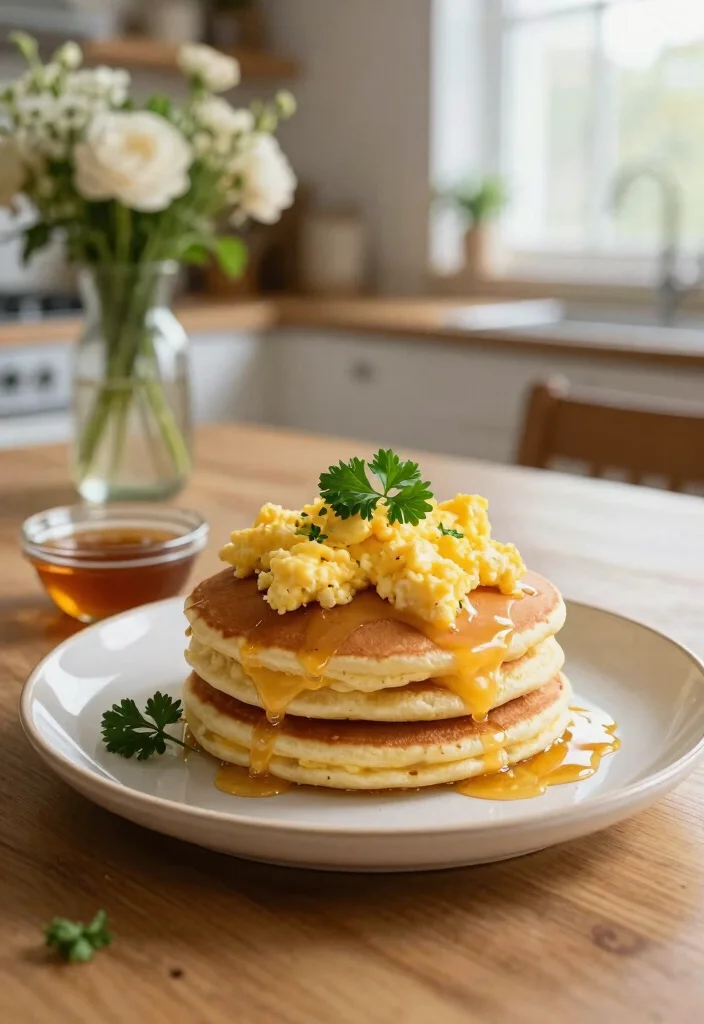 18 Pancake Breakfast Sandwich Recipes for Busy Mornings - 1. Classic Pancake Breakfast Sandwich 1