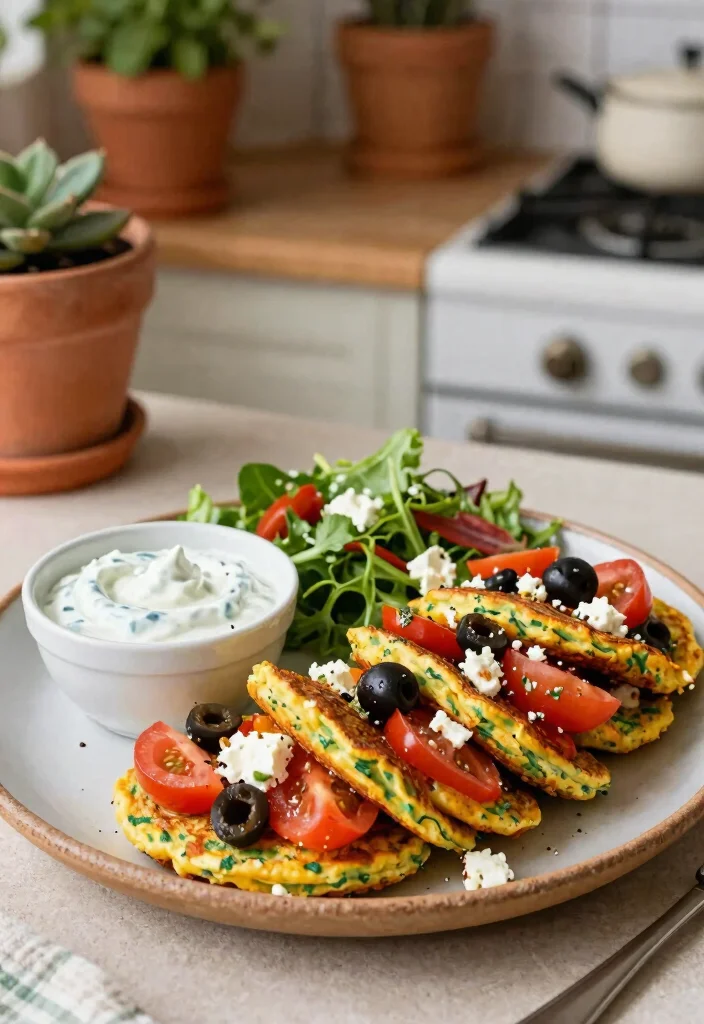 18 Pancake Breakfast Sandwich Recipes for Busy Mornings - 11. Mediterranean Veggie Pancake Sandwich 1