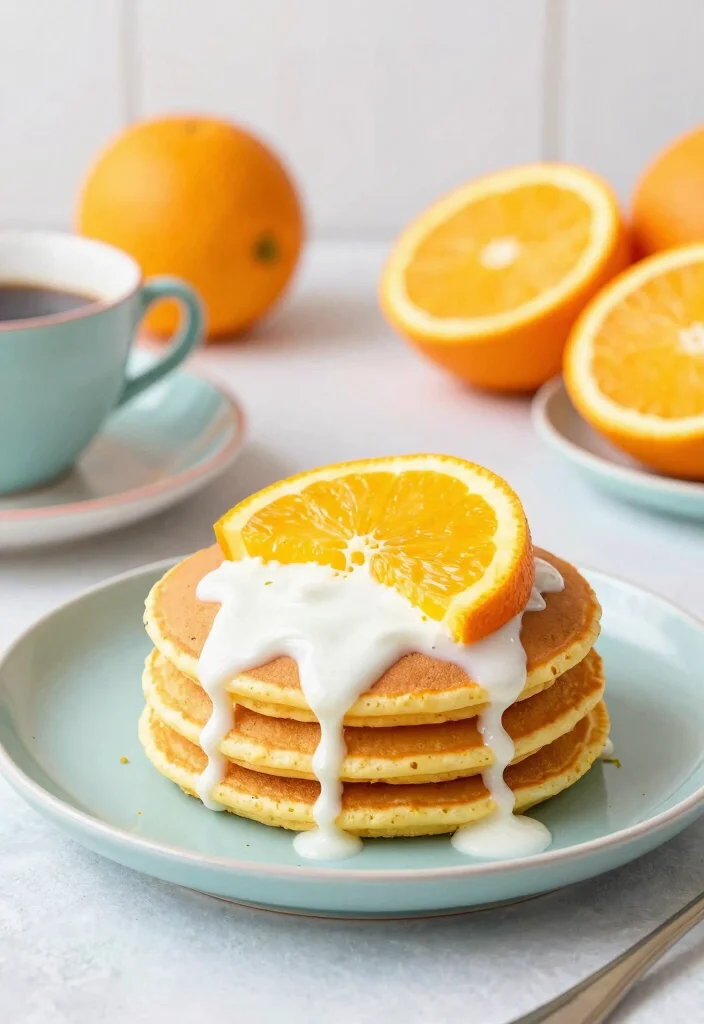18 Pancake Breakfast Sandwich Recipes for Busy Mornings - 14. Orange Zest Pancake Sandwich 1