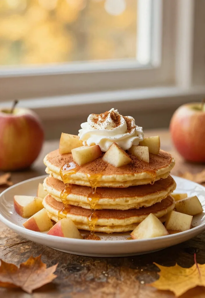 18 Pancake Breakfast Sandwich Recipes for Busy Mornings - 6. Apple Cinnamon Pancake Sandwich 1