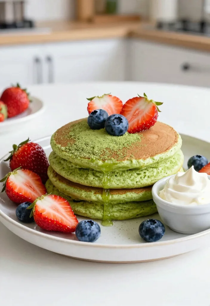 18 Pancake Casserole Breakfast Recipes for Easy Family Mornings - 12. Matcha Pancake Casserole 1