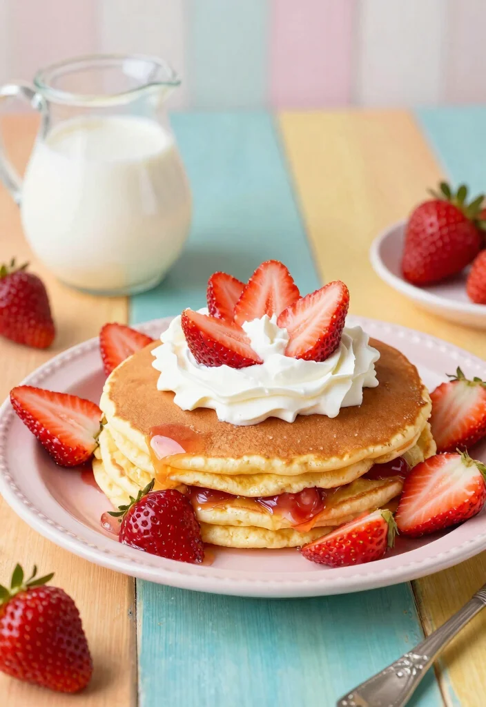 18 Pancake Casserole Breakfast Recipes for Easy Family Mornings - 5. Strawberry Shortcake Pancake Casserole 1