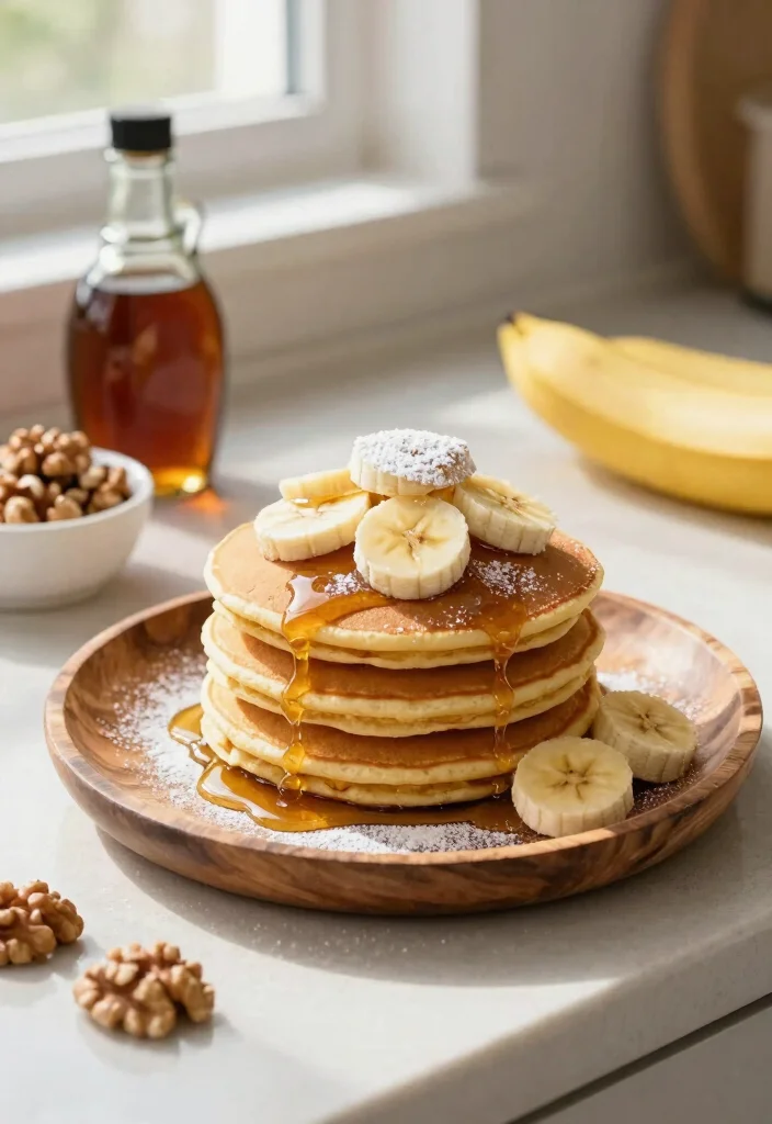 18 Pancake Recipes Without Milk for Dairy Free Mornings - 1. Fluffy Banana Pancakes 1