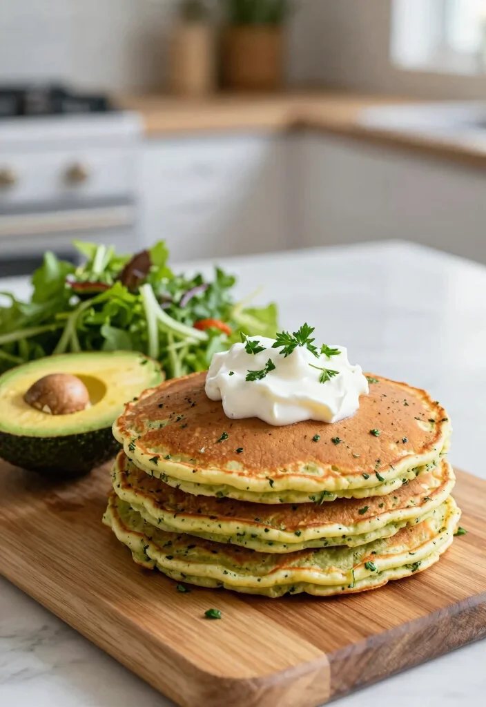 18 Pancake Recipes Without Milk for Dairy Free Mornings - 11. Savory Herbal Pancakes 1