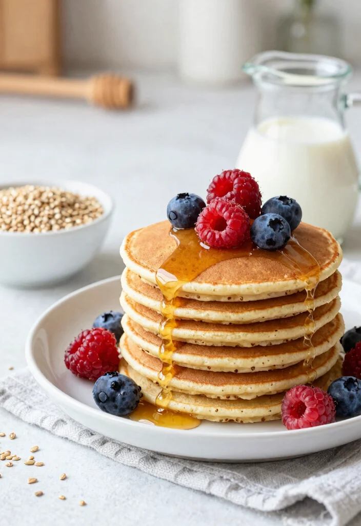 18 Pancake Recipes Without Milk for Dairy Free Mornings - 14. Quinoa Pancakes 1