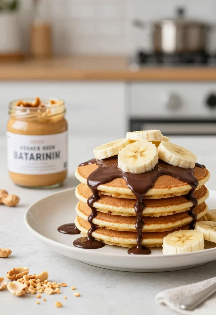 18 Pancake Recipes Without Milk for Dairy Free Mornings - 15. Peanut Butter Pancakes 1