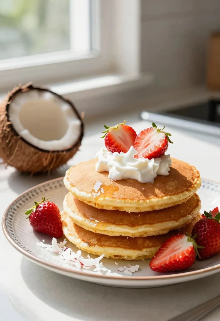 18 Pancake Recipes Without Milk for Dairy Free Mornings - 3. Coconut Flour Pancakes 1