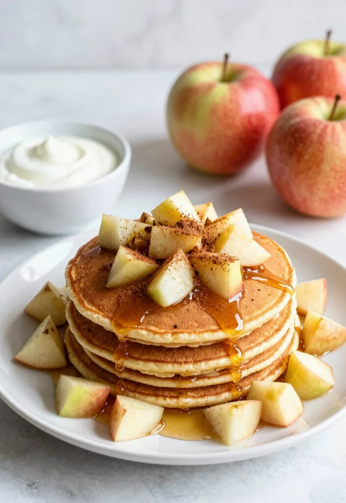18 Pancake Recipes Without Milk for Dairy Free Mornings - 5. Apple Cinnamon Pancakes 1
