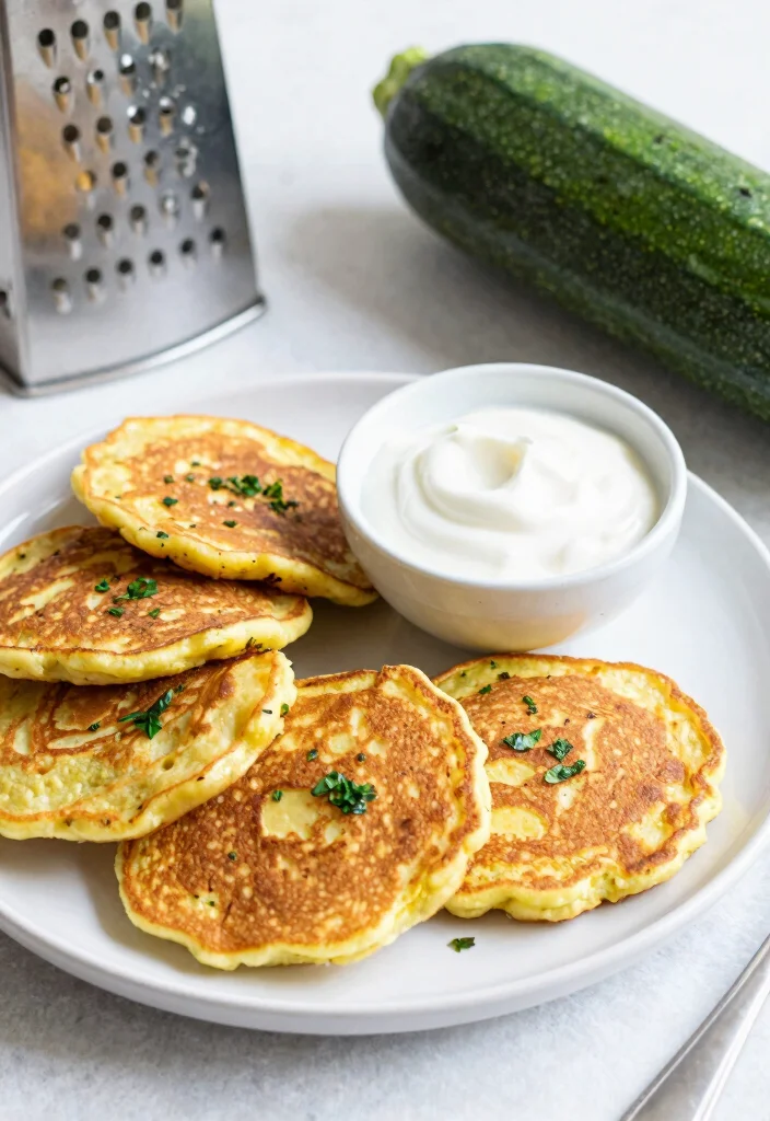18 Pancake Recipes Without Milk for Dairy Free Mornings - 7. Zucchini Pancakes 1