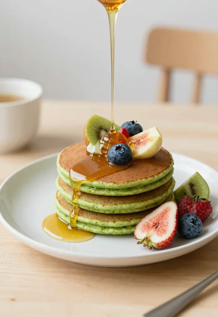 18 Pancake Recipes for Two for Easy Cozy Breakfasts - 12. Matcha Pancakes 1