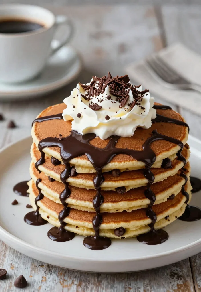 18 Pancake Recipes for Two for Easy Cozy Breakfasts - 4. Chocolate Chip Pancakes 1