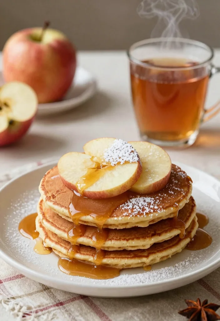18 Pancake Recipes for Two for Easy Cozy Breakfasts - 5. Apple Cinnamon Pancakes 1
