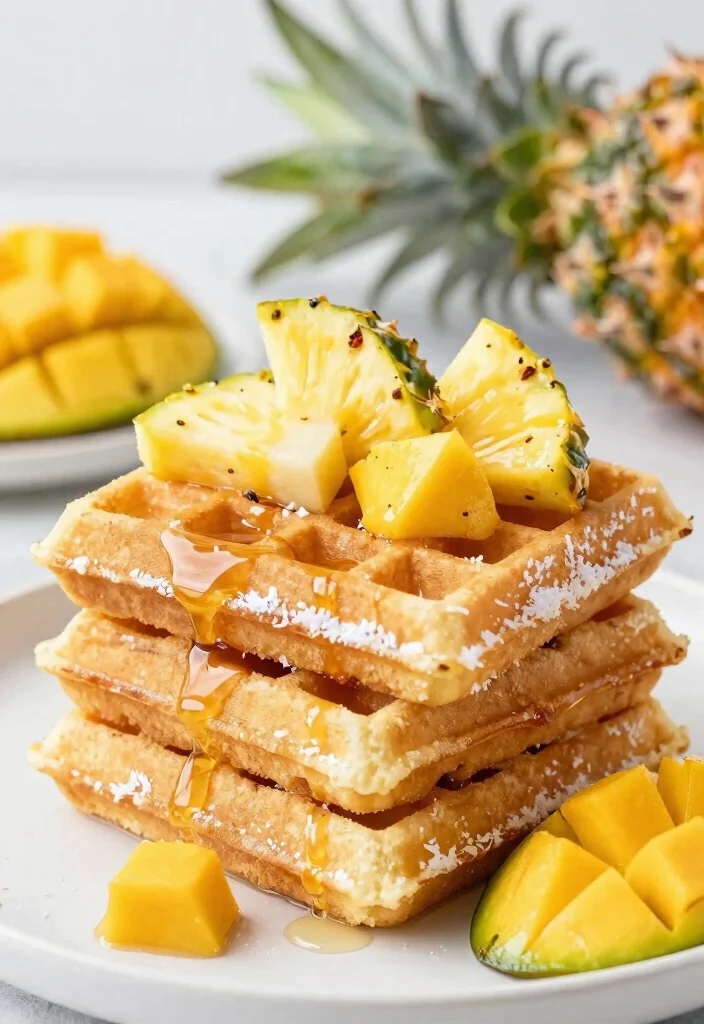 18 Pancake and Waffle Mix Recipes for Soft, Crispy Results - 18. Coconut Flour Waffles 1