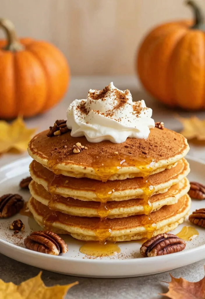 18 Pancake and Waffle Mix Recipes for Soft, Crispy Results - 8. Pumpkin Spice Pancakes 1