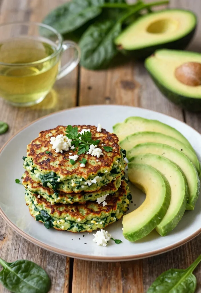 18 Protein Pancake Recipes With Protein Powder for Healthy Mornings - 14. Savory Spinach and Feta Protein Pancakes 1