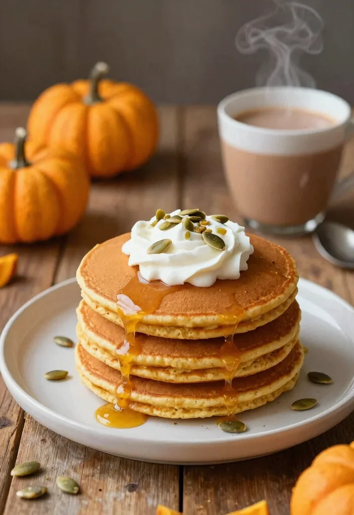 18 Protein Pancake Recipes With Protein Powder for Healthy Mornings - 5. Pumpkin Spice Protein Pancakes 1