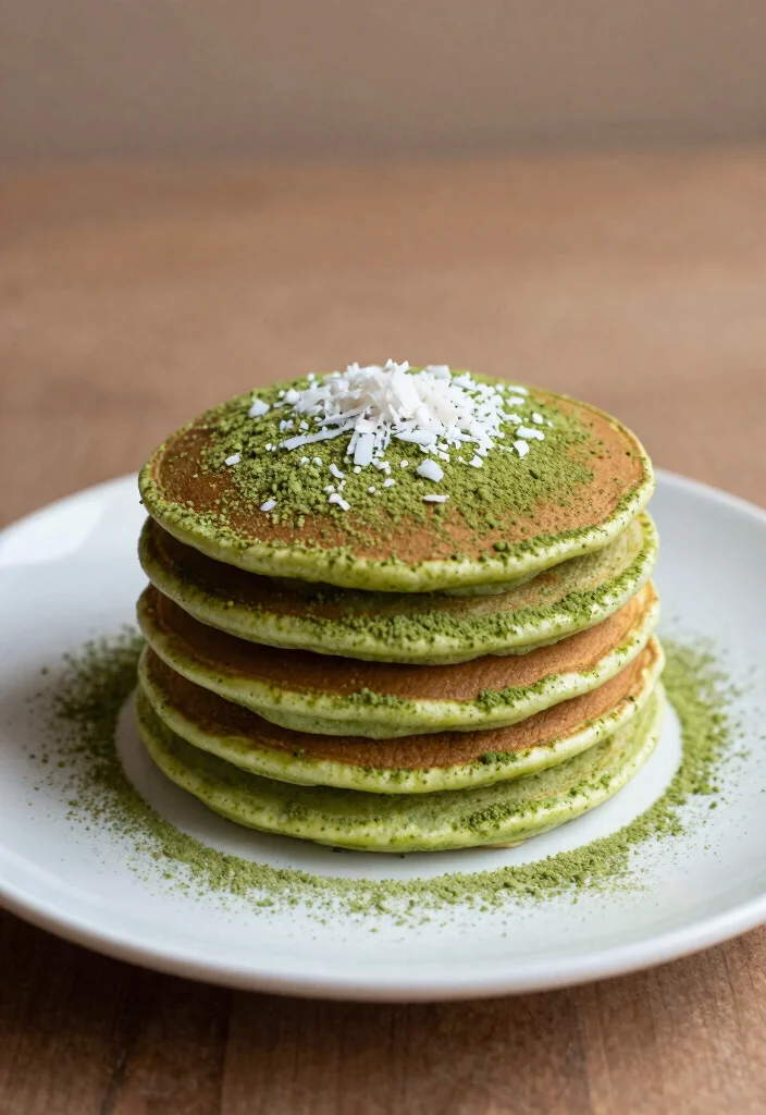 18 Small Batch Pancake Recipes Perfect for Fresh Homemade Pancakes - 11. Matcha Pancakes 1